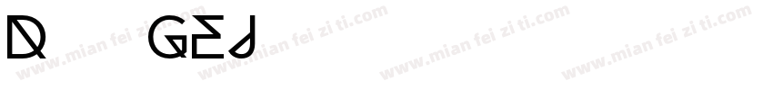 Dianhei GEJ字体转换